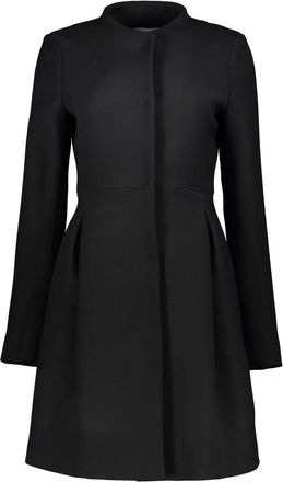 Herno Single-Breasted Jas - Dames - Mantel - Zwart - M - Wol - Jassen