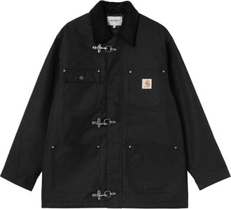 Carhartt Work in Progress Adair Coat - Heren - Zomerjassen - Zwart - M - Polyester - Jassen