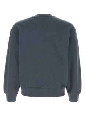 Maison Kitsun&eacute; Qm00309km0341 0422 Shadowblue Exterior: Organic Cotton Felpe Sweater