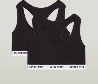 G-Star Racerback Bralette Set van 2 - Meerkleurig - Dames