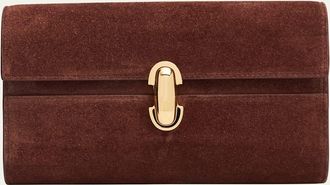 Savette Symmetry Mini Suede Crossbody Bag