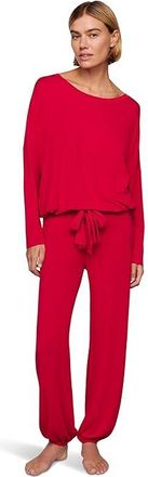 Eberjey Gisele Slouchy Pajama Set Womens Pajama Sets Holly Red : XXS, Modal/Spandex