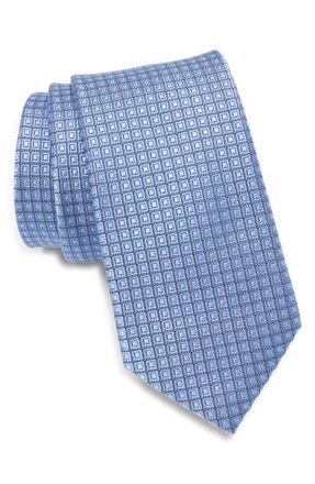 Nordstrom Stailey Neat Stretch SilkJacquard Tie in Light Blue at Nordstrom