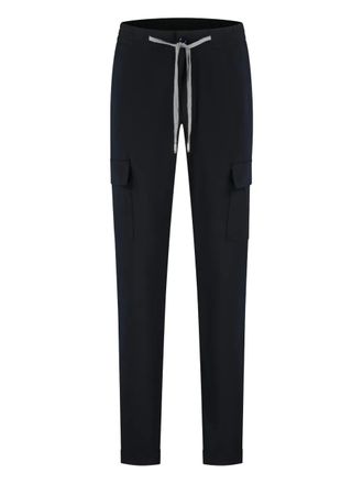 Marco Pescarolo drawstring-waist trousers - Blue