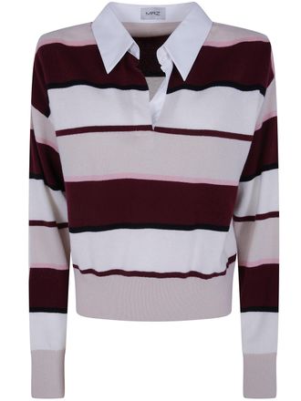 MRZ Sweater Long Sleeves Polo Neck Oversized