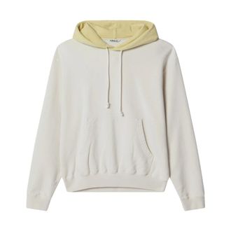 Auralee Smooth Soft BD Sweat P/O Parka - male - Auralee - Hoodies - Beige - S - Sweatshirts & Hoodies