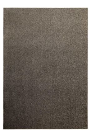 Wecon Home Alfombrapelo corto jaspeado marr&oacute;n oscuro 200x300