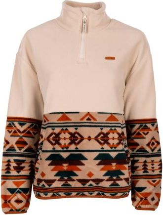 Iriedaily Half Indi Troyer Fleecepullover f&uuml;r Damen | beige