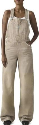 Levi's FL Baggy Overall - Dames - Jumpsuits - Beige - S - Katoen - Jumpsuits & Playsuits
