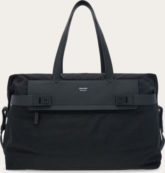 Ferragamo Men Hug duffle bag Black