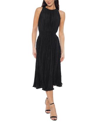 Marina Rossini Smocked Waist Midi Dress