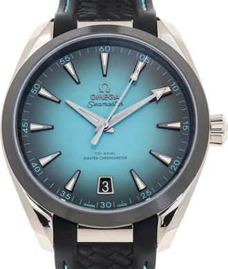 Omega Seamaster Automatic Green Dial Mens Watch 220.32.41.21.03.001