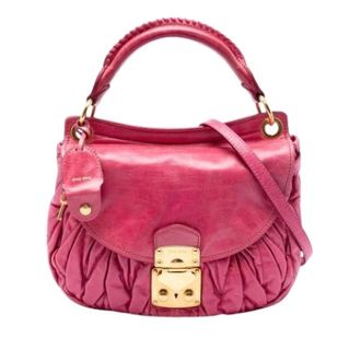 Miu Miu Pre-owned Handbags, female, Pink, Size: ONE SIZE Pre-owned The Coffer