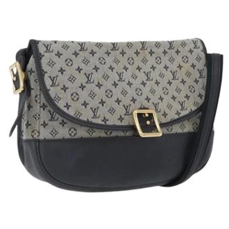 Louis Vuitton Pre-owned Cross Body Bags, female, Blue, Size: ONE SIZE Pre-owned Monogram Mini Canvas Shoulder Bag