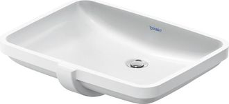 Duravit No.1 inbouwwastafel 55x40x16cm inbouw Hoogglans Wit