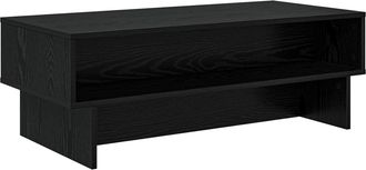 vidaXL Mesa De Caf&eacute; Roble Negro 100 X 46 X 35 Cm Madera De Ingenier&iacute;a Vidaxl