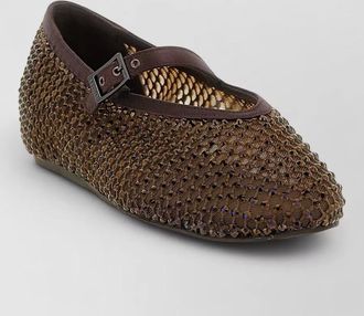 Le Silla crystal-embellished ballet flats