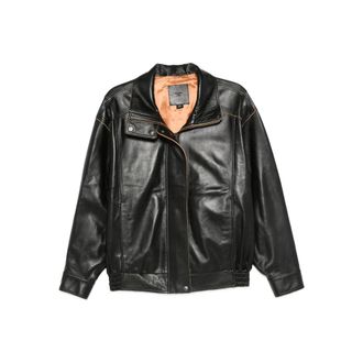Calvin Klein Leather Zip-fastening Jacket