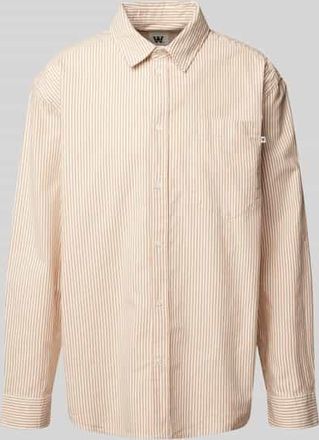 Wood Wood Relaxed Fit Freizeithemd mit Brusttasche in Weiss, Größe XXL