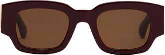 Ami 75001 square-frame sunglasses - Red