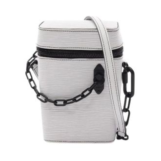 Louis Vuitton Pre-owned Cross Body Bags, female, White, Size: ONE SIZE Pre-owned Phone Box Epi Leather Shoulder Bag