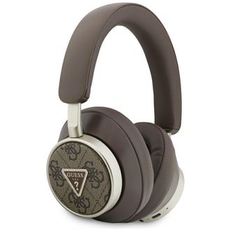 OEM Auriculares Supraaurales Guess 4g Con Logotipo Triangular, Bluetooth, Cancelaci&oacute;n De Ruido Y Color Marr&oacute;n