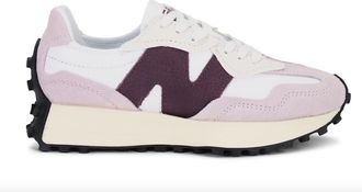 New Balance Womens 327 Sneakers, Red/Pink/Vday, 9.5