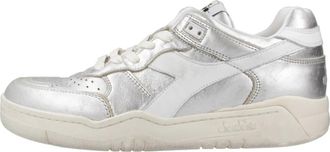 Diadora Metallic Sporty Sneakers - Dames - Sneakers - Grijs - 38 EU - Schoenen