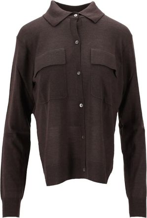 P.A.R.O.S.H. pocket cardigan - women - Wool/Silk/Cashmere - S - Brown