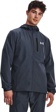 Under Armour Mens Vanish Woven Track Jacket in Grey