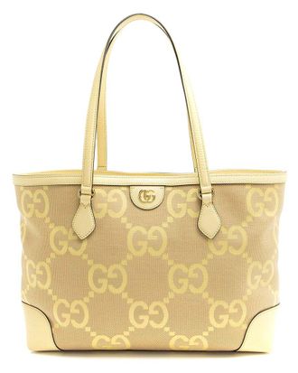 Gucci Jumbo Gg Canvas Ophidia Large Shopping Tote (Authentic Pre-Loved)