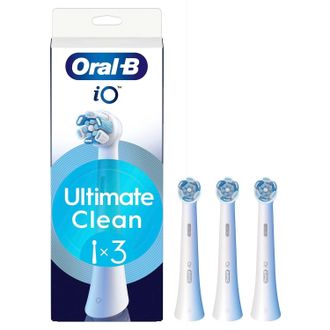 Braun Cabezales De Cepillo De Dientes, Ultimate Clean, Blancos, Paquete De 3