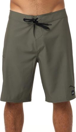 O'Neill Hyperfreak Heat Solid Hawaii 2 Board Shorts in Army at Nordstrom, Size 40