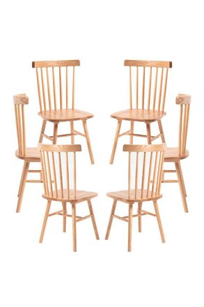 Regalos Miguel Sillas Comedor - Pack 6 Sillas Wowis Madera