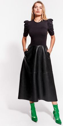 AS by DF Amare Recycled Leather Dress