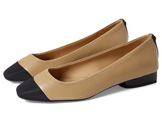 Anne Klein Carlie Womens Shoes Nude/Black : 9.5 M, Textile
