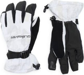 Quiksilver Mission Water Repellent Gloves in Nature Zoom Birch at Nordstrom Rack, Size X-Large