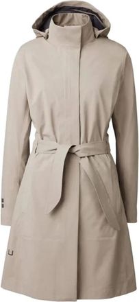 UBR Elektra Coat - Dames - Parka Jassen - Bruin - XL - Leer - Jassen