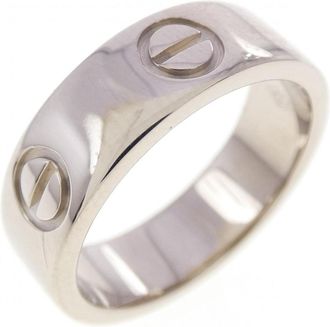 Cartier Love White Gold (18K) Band Ring (Pre-Owned)