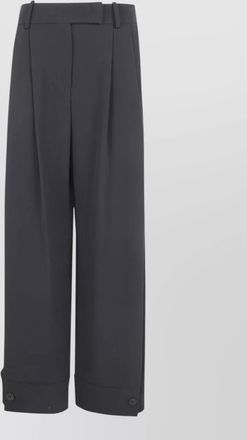 Giorgio Armani silk wide-leg trousers