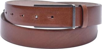 Brunello Cucinelli Leren Riem - Stijlvol Model - Heren - Riemen - Bruin - M - Accessoires