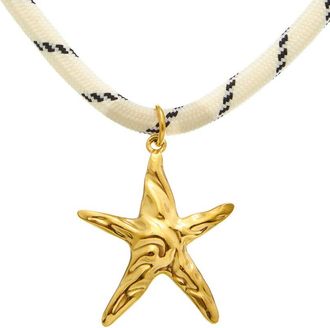 Petit Moments Plated Stainless Steel Pendant Necklace