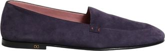 Dolce & Gabbana Loafers Geklede Schoenen - Heren - Loafers - Paars - 44 EU - Leer - Schoenen