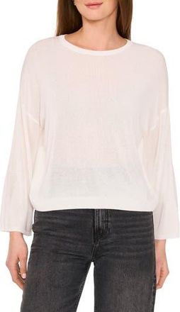 Halogen Fine Gauge Crewneck Sweater in New Ivory at Nordstrom Rack, Size X-Small