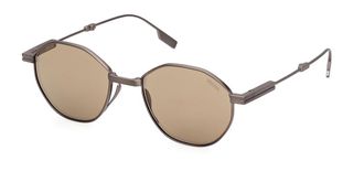 Ermenegildo Zegna EZ0247 34E Mens Sunglasses Brown Size 53