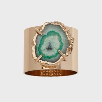 Joanna Buchanan Crystal quartz napkin rings, set of two in Green at Nordstrom