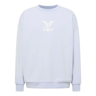 Carlo Colucci Hoodies & sweatvesten, Heren, Blauw, XS, Oversize Sweatshirt