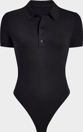 Commando Neoprene Polo Thong Bodysuit