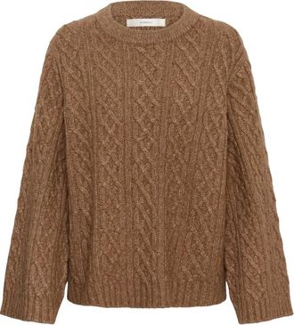 Inwear Truien - Dames - Ronde hals truien - Bruin - 2XL - Truien & Vesten
