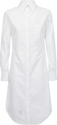 Thom Browne Cotton knee length shirt dress